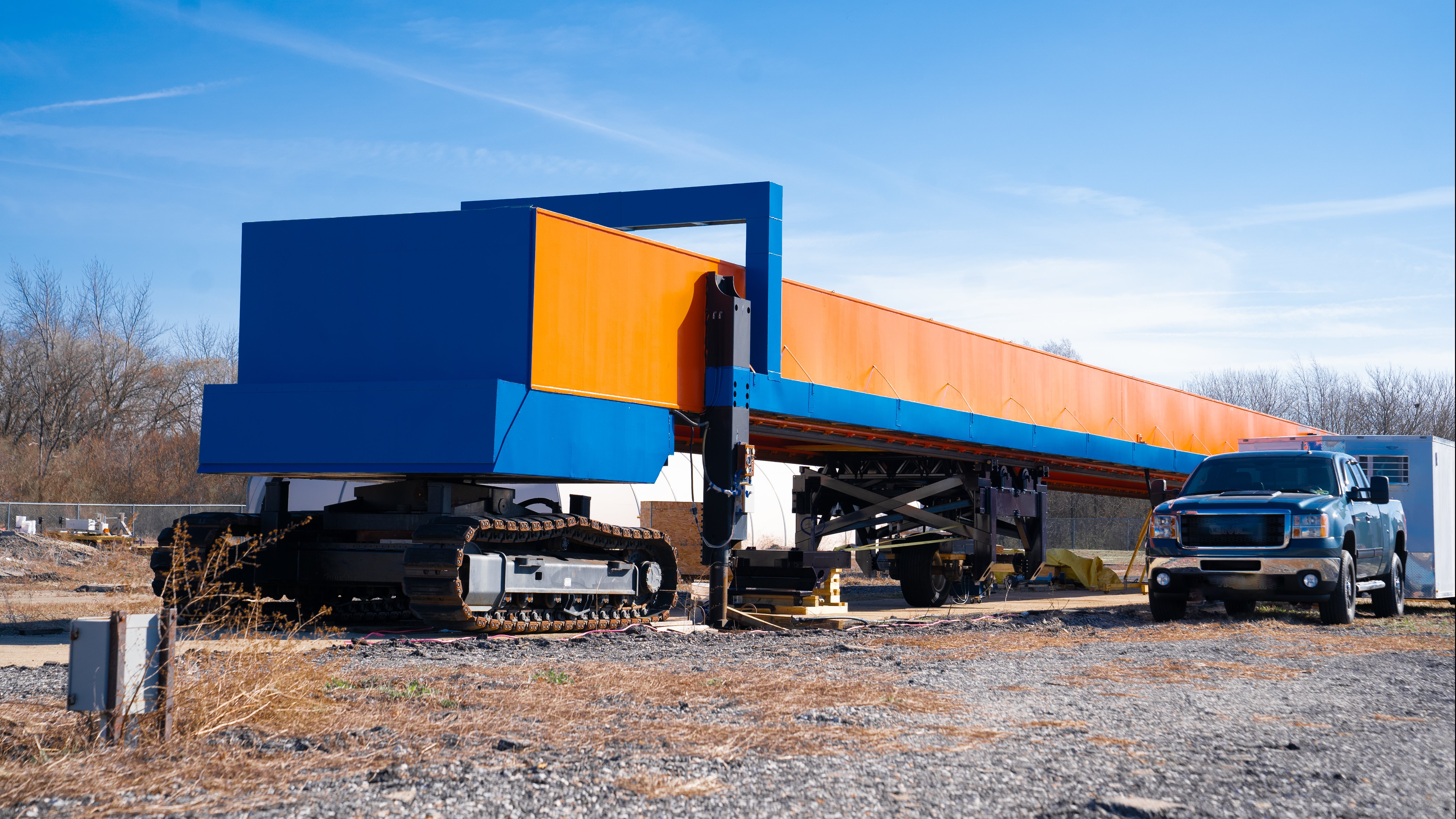 The Illinois Accelerated Pavement Tester.