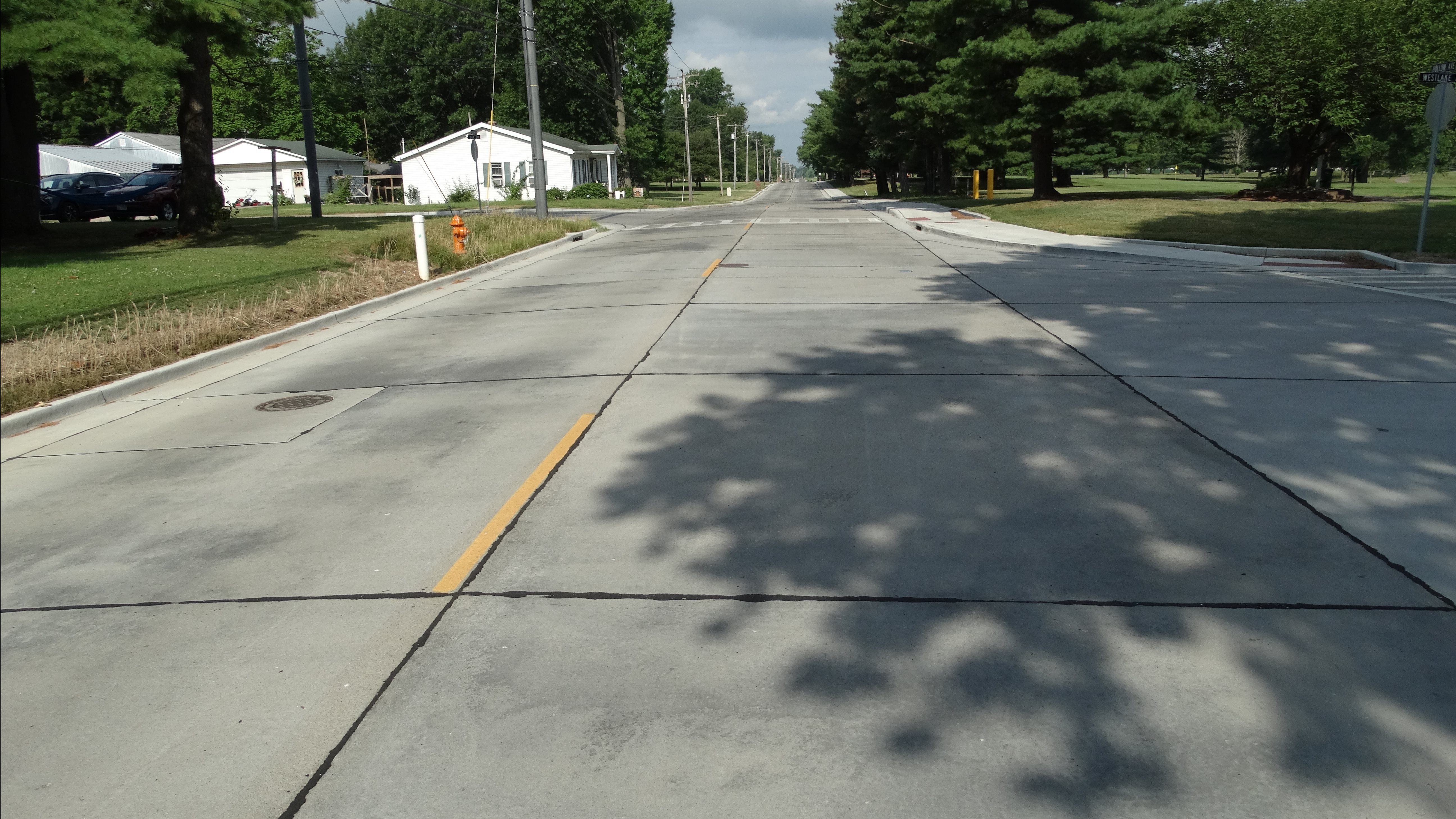 Provided by John&amp;nbsp;Senger. A roller-compacted concrete pavement in Jerseyville, Illinois.