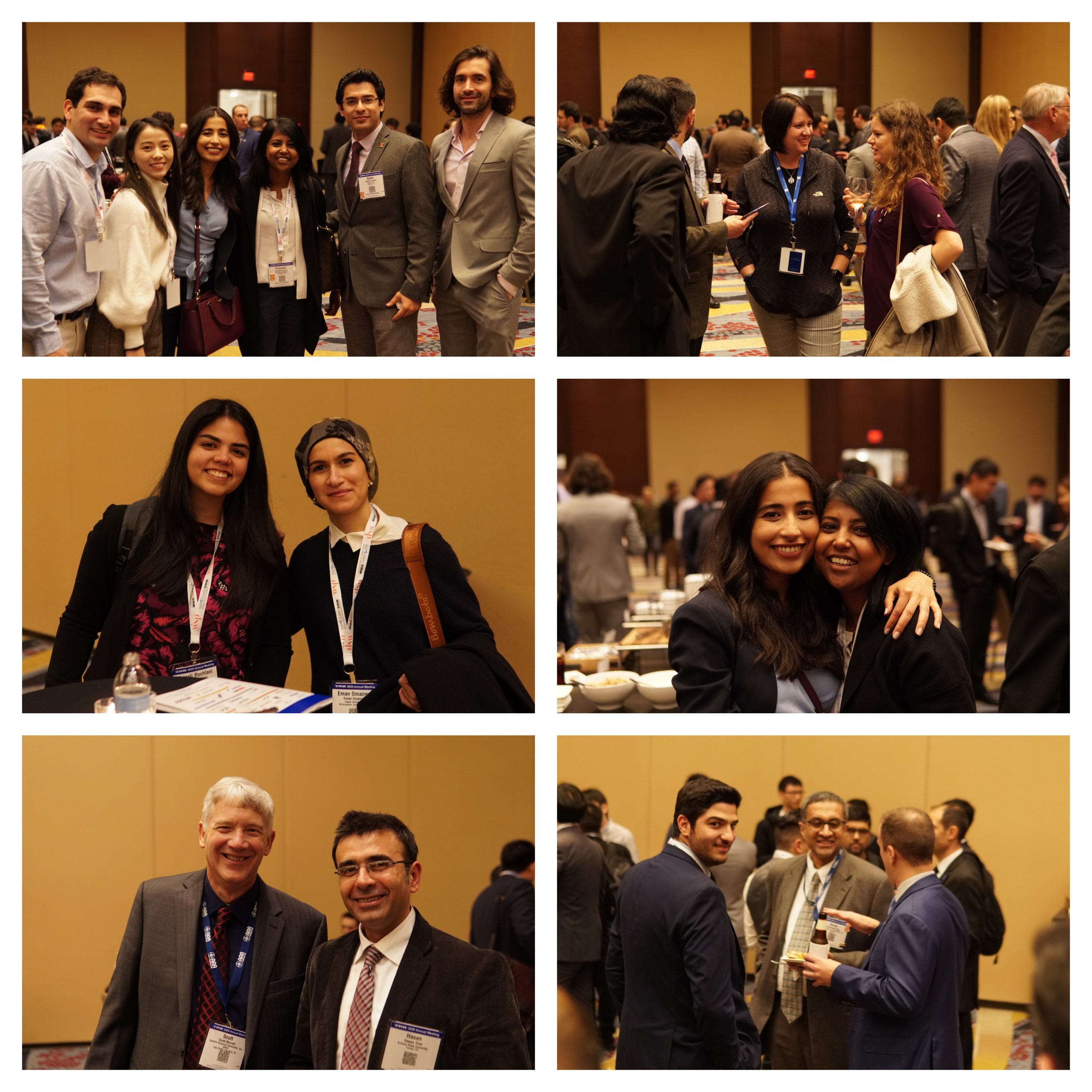 All smiles from University of Illinois at Urbana-Champaign alumni at the transportation group&rsquo;s reception on Sunday, Jan. 12, 2020, at the Marriott Marquis in Washington, D.C.