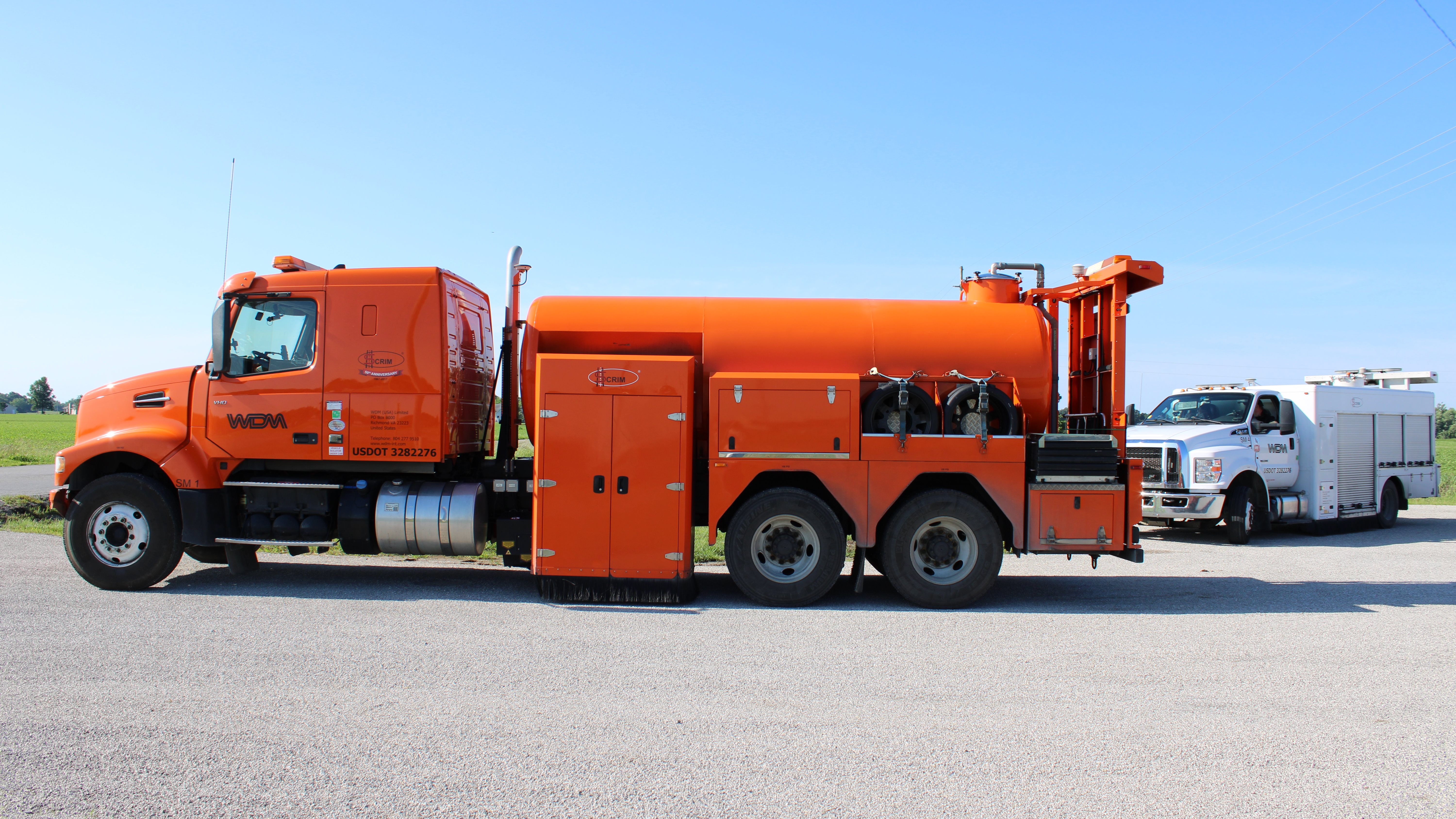 Provided by John&amp;amp;nbsp;Senger. A sideway-force coefficient routine investigation machine, or SCRIM, at Illinois Department of Transportation&amp;amp;rsquo;s Illinois Certification and Research Track. The specialized survey vehicle helps transportation agencies evaluate wet skid resistance on roadway surfaces.