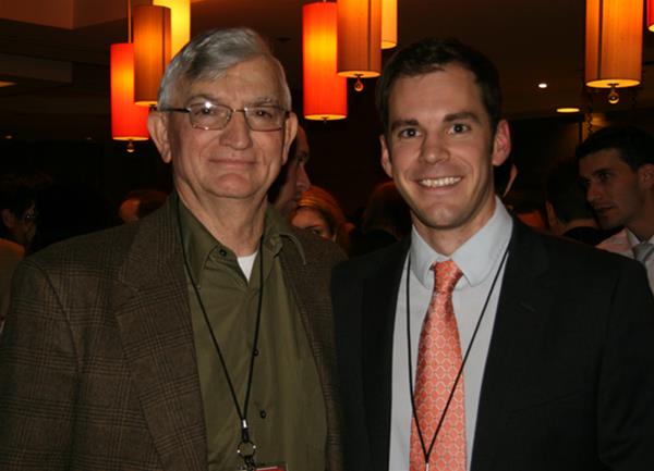 Marshall Thompson and Dan Work at the Illinois reception.