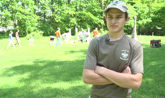Boy Scout Logan Thomas Weiss hopes to honor forgotten soldiers as he earns his Eagle badge.