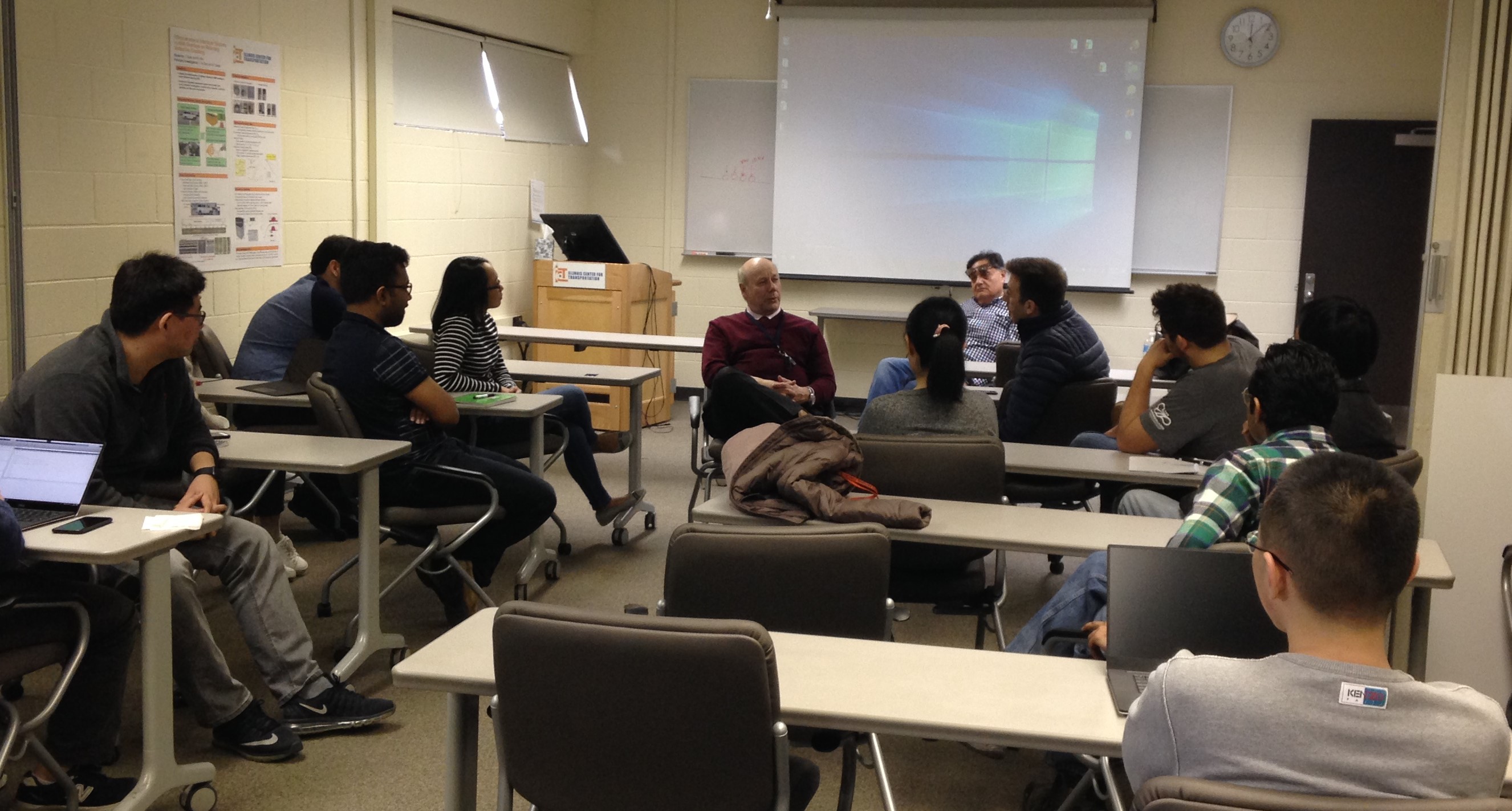 Professor Dan Zollinger at the Kent Seminar Series Meet &lsquo;n Greet.