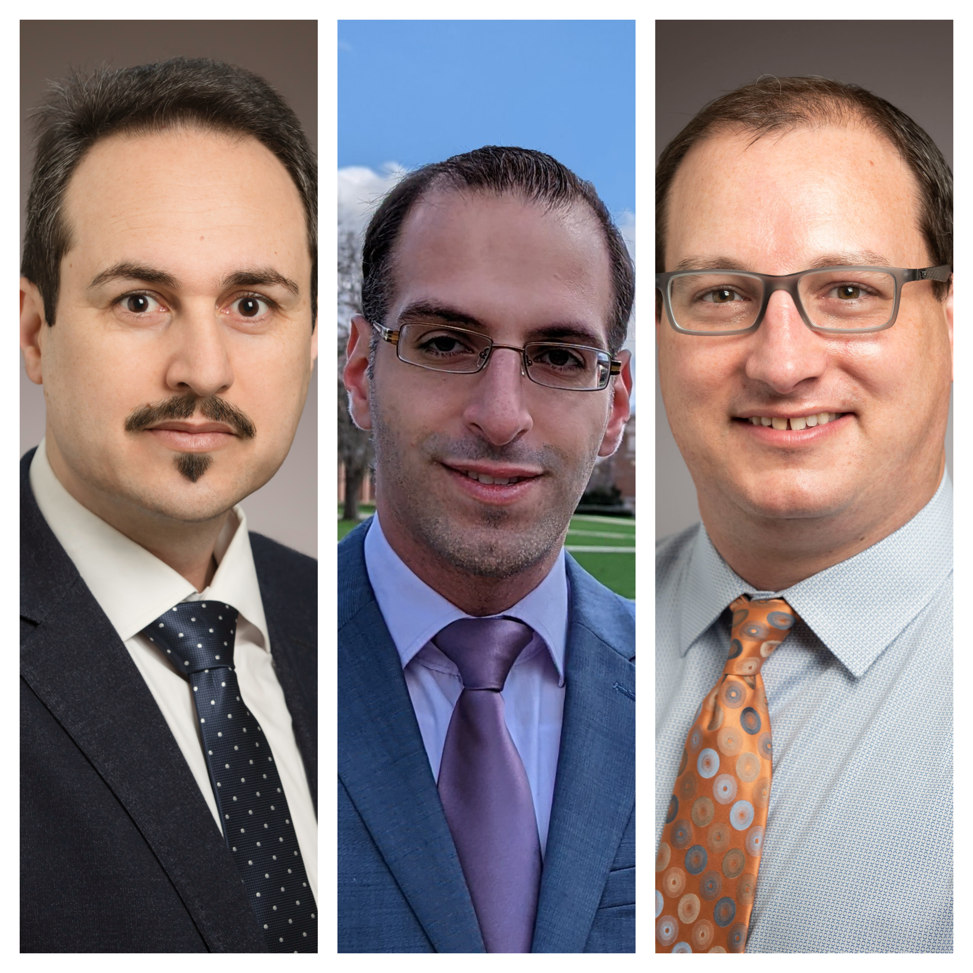 Introducing our newest staff members, from left, Mohsen Motlagh, Issam Qamhia and Nick York.